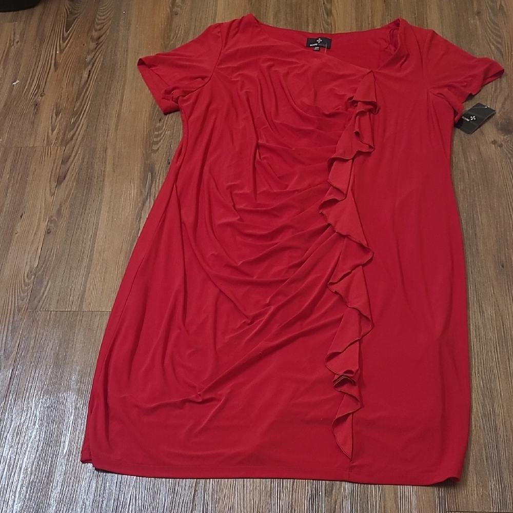 Ronni Nicole Vibrant‎ Red Dress NEW